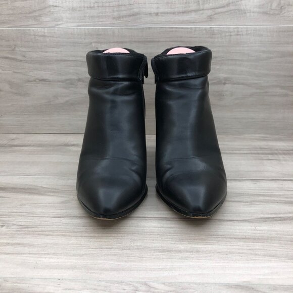 BCBGeneration Ankle Boots Women's 9 Stein Black Side Zip Booties - Picture 7 of 10